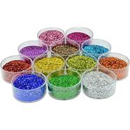 Colourful glitter powder for craft 12pcs set