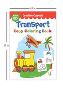 Colouring Book of Transport (Cars, Trains, Airplane and more)