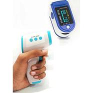 Combo OLED Fingertip Pulse Oximeter Infrared thermometer icon