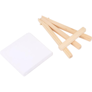 Combo Of 1pcs Nature Arts Mini Display Easel with 5/5 Canvas For Painting - 1 Pcs