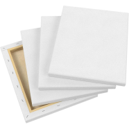 Combo of (8″/12″) Inches Drawing Canvas, White - 3 pieces