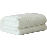 Comfort House Solid Color Lightweight King Comforter Super Single Size - White