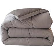 Comfort House Solid Color Luxury Lightweight Comforter King Size - Grey image