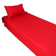 Comfort House Solid Color Pure Cotton Single Bed Sheet image