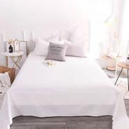 Comfort House White Colour King Size Bed Sheet Set icon