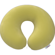 Comfy Memory Neck Pillow (Round) Yellow - 983059