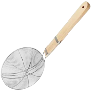 Commercial Stainless Steel Strainer with Wooden Handle - BW1224 icon