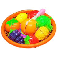 Cooking Food Play Kitchen Kits Early Educational Toys For Kids 8 Pcs(cutter_fruit_basket) - Fruit icon