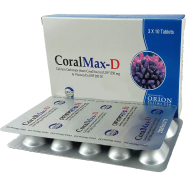 CoralMax-D 500 mg Plus 200 IU 10's Strip Tablet icon