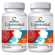 Corporalight Liposomal Glutathione 2550 Mg 60 Softgels - 2 Bottle