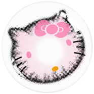 Cosmetic Kitty Pink Color Lens - YS45-7