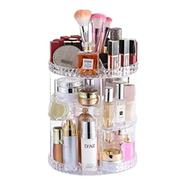 Cosmetics Organizer 360 Degree Diamond Rotatable Cosmetics Storage Box