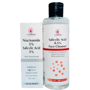 Cosprof Acne Care Combo Pack Salicylic Cleanser 200 ml And Niacinamide Serum 30 ml image