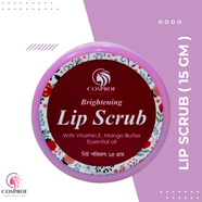 Cosprof Glowing Lip Scrub with Hibiscus and Beetroot Powder - 15 gm 