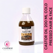 Cosprof Organic Castor Oil For Haircare - 200 ml 