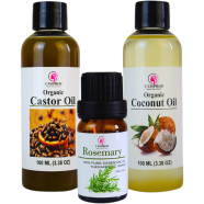 Cosprof Rosemary 10 Ml Castor 100 Ml Coconut 100 Ml Combo