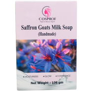 Cosprof Saffron Goats Milk Soap For Face And Body - 108 gm 