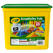 Crayola Creativity Tub 80 Pcs Set