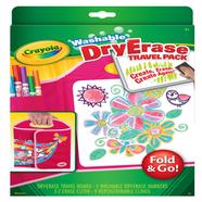 Crayola Fold and Go Dry-Erase Travel Pack