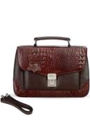 Croco-Design Handbag Ladies SB-HB502 (Brown) icon