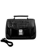 Croco-Design Ladies Handbag SB-HB503 (Black)