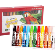 Crown Oil Pastels Color Paints Box-12 Shade's