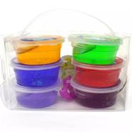 Crystal Clay Slime Toys for Children Educational Creative Handmade Toys - 6 Pieces