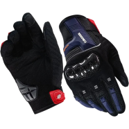 Cuirassier Tx200 Carbon Fiber Moto Non-Slip Motorbike Motocross Riding Gloves (Blue)