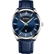 Curren 8365 Men's Wristwatch Leather Fashionable Casual Watch For Men