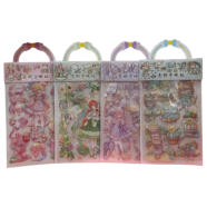 Cute Cartoon Theme Kawaii Stickers 3 pcs stickers in 1 packet icon