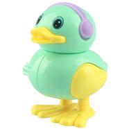 Cute And Little Clockwork Jumping Duck Toy for Kids- Set of 1