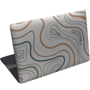 DDecoratorLiquid Marble Texture Laptop Sticker - (LSKN2047)