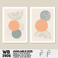 DDecorator Abstract ArtWork Wall Decor - Set of 2 WB3906