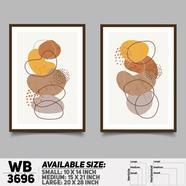 DDecorator Abstract ArtWork Wall Decor - Set of 3 WB3696 