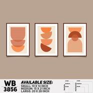 DDecorator Abstract ArtWork Wall Decor - Set of 3 WB3856