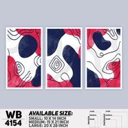 DDecorator Abstract Art Wall Board And Wall Canvas - Set of 3 - WB4154