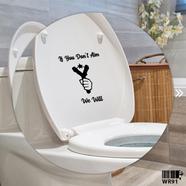 DDecorator Aiming Vinyl Decals Removable Sticker For Washroom - WR91