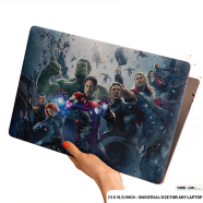 DDecorator Angry Look Of Avengers Laptop Sticker - (LSKN505)