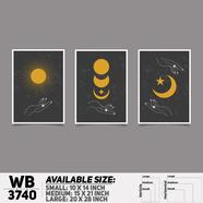 DDecorator Astrophysics Abstract Wall Decor - Set of 3 WB3740