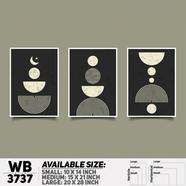 DDecorator Astrophysics Abstract Wall Decor - Set of 3 WB3737