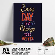 DDecorator Be Better - Motivational Wall Board and Wall Canvas - WB2746