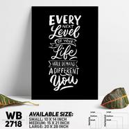 DDecorator Be Different You - Motivational Wall Board And Wall Canvas - WB2718