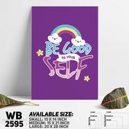 DDecorator Be Good To Your Self - Motivational Wall Board And Wall Canvas - WB2595