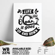 DDecorator Be Happy - Motivational Wall Board and Wall Canvas - WB2276
