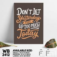 DDecorator Be Strong - Motivational Wall Board And Wall Canvas - WB2412