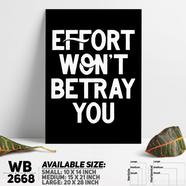 DDecorator Be Strong - Motivational Wall Board and Wall Canvas - WB2668