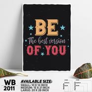 DDecorator Be You - Motivational Wall Board and Wall Canvas - WB2011