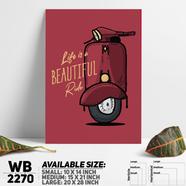 DDecorator Beautiful Ride - Motivational Wall Board and Wall Canvas - WB2270