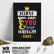 DDecorator Believer You Can - Motivational Wall Board and Wall Canvas - WB2704