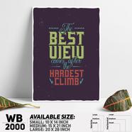 DDecorator Best View - Travel - Motivational Wall Board and Wall Canvas - WB2000